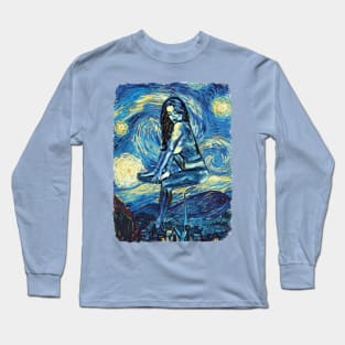 Naughty Girl Van Gogh Style Long Sleeve T-Shirt